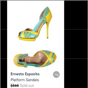 New Ernesto Esposito Platforms😍